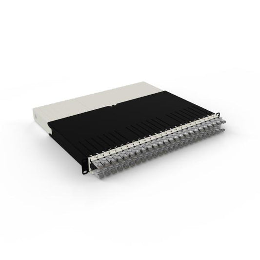Patchbox.One 8RU STP Grey Cat6A Cable Management System, Includes 24x 8RU Grey Casettes, 3x Patchcatch Pairs &amp; 1x /Dev/Mount Pair