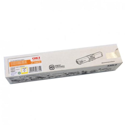 OKI Genuine Toner Cartridge For C310dn/330dn/331/MC361/362  Yellow; 2000 Pages @ 5% Coverage