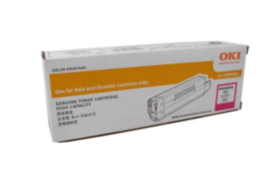 OKI Genuine Toner Cartridge Magenta 6,000 Pages for C532, MC563 &amp; MC573 Series Printers