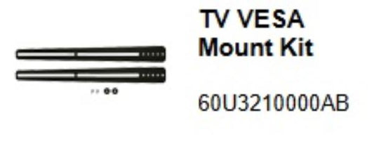AVer VB-series Video Bar TV VESA Mount Kit. Suits VB342Pro / VB342+ / VB350.