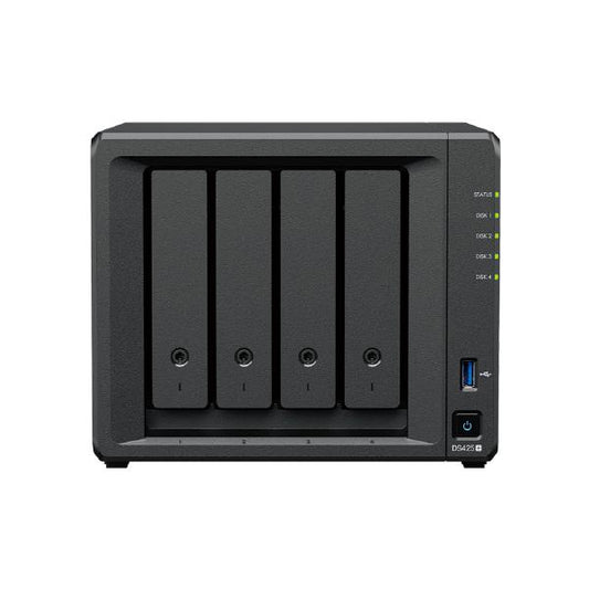 Synology DiskStation DS425+ NAS 4-Bay 3.5&quot; Diskless, Intel Celeron J4125  1 x 1GbE + 1 x 2.5GbE,  2GB RAM, 2 x USB3.2, 3 Year wty SYN HDD ONLY