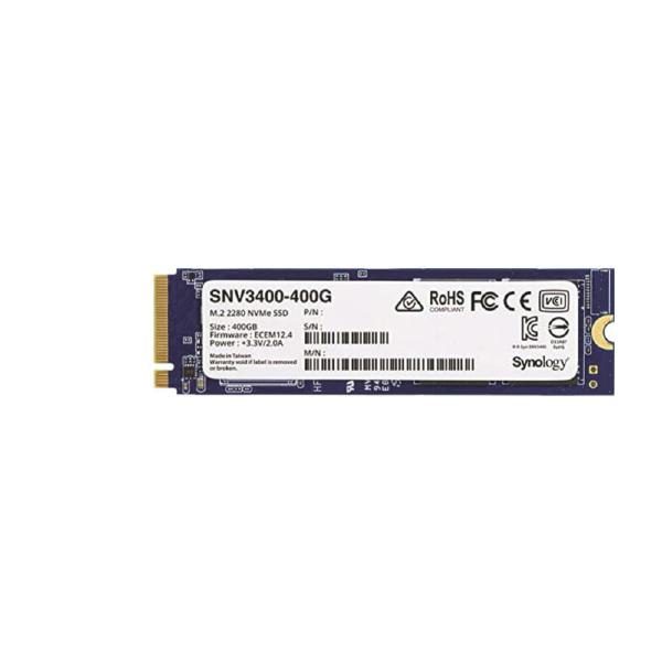 Synology SNV3000 - M.2 NVMe SSD - 5 year Limited Warranty - Form factor - M.2 2280 - 400GB Check Compatible models