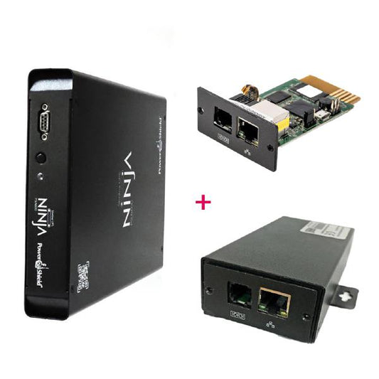 PowerShield PSLN600 Ninja SlimLine LiFePO4, 600VA / 360W, Auto Restart when AC Recovers, 5 Year Warranty + SNMP Card &amp; Box
