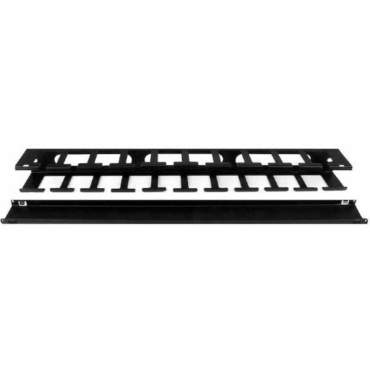 Vertiv 01230871 1U, High density Cable Manager with 4&quot; (92 mm) Plastic Fingers and Cover