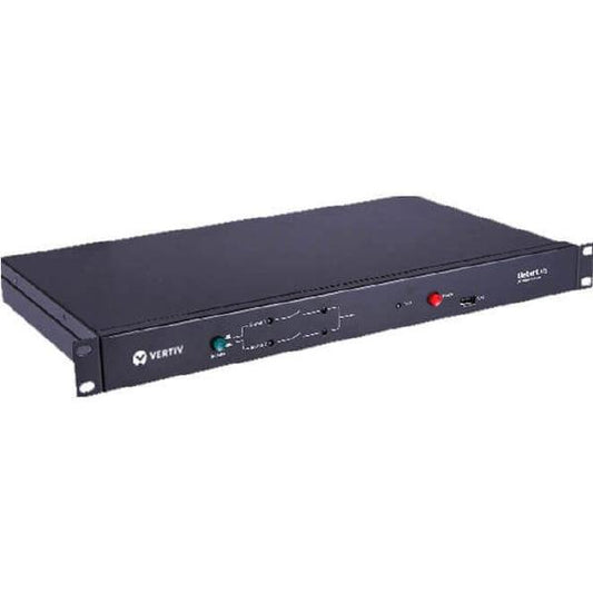 Vertiv Liebert LTS Automatic Transfer Switch, 230V 16A, 6x IEC 60320 C13, 1x C19, IECC20, 1U Rack-Mountable