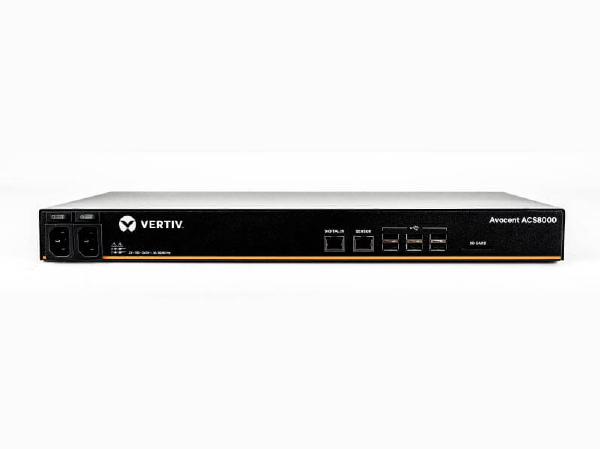 Vertiv Avocent ACS 8000 16-Port Console Server with Dual AC Power Supply, 1GB, DDR3 SDRAM, 2x Network (RJ-45), 8x USB, 16x Ethernet Ports