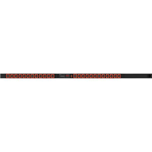 Vertiv Geist Metered Rack Power Distribution Unit, 3600W 230V 16A, Rack-Mountable, 20x Locking IEC C13, 4x Locking C19