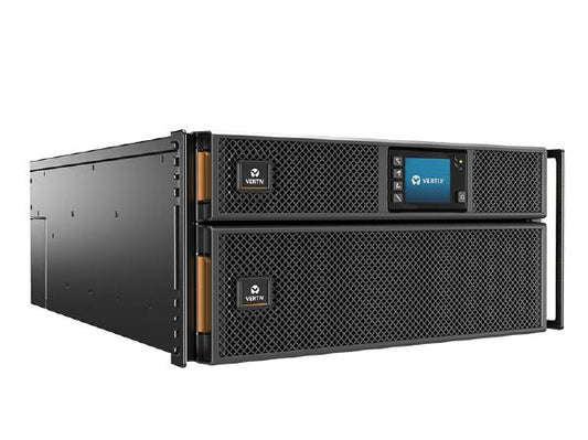 Vertiv Liebert GXT5 5000IRT5UXLN, 5000VA/W 230V, Double Conversion, 1.0 PF, 5U Rack/Tower, 6x C13, 2x C19, Single Phase, RDU101 &amp; Rail kits included