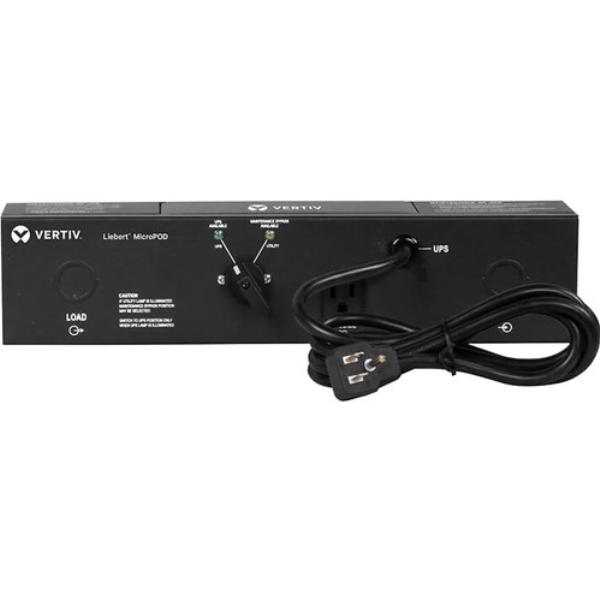 Vertiv Liebert PD5 20AC20 Micropod Maintenance Bypass for Liebert GXT5-3000IRT2UXL UPS (3000VA), 6x IEC 60320 C13, 1x C19