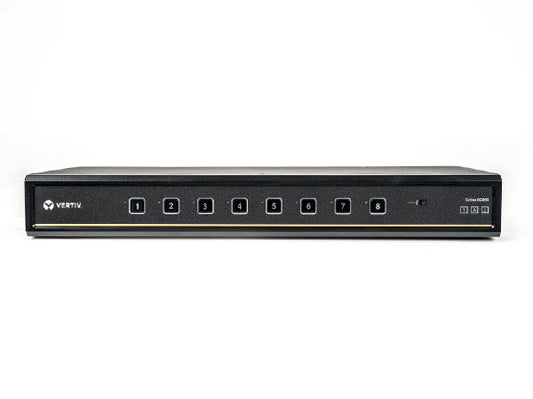 Vertiv SC Universal DP/H Secure KVM Switch 8-Port Dual Display with CAC, PP4.0 compliantPower Supply Included