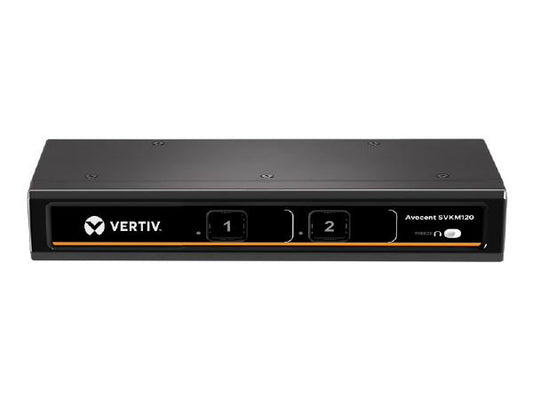 Vertiv Avocent 2-Port Standard KM, USA DC Power Supply - NO POWER SUPPLY