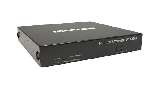 Matrox ConvertIP DSH2 SMPTE 2110 and IPMX to HDMI Transmitter/Receiver and IP Video Gateway. 3 YR WTY