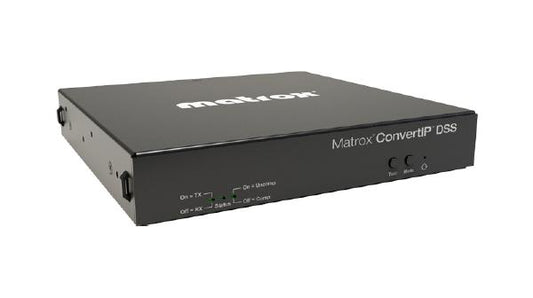 Matrox ConvertIP DSS SMPTE 2110 and IPMX to SDI Transmitter/Receiver. 3 YR WTY