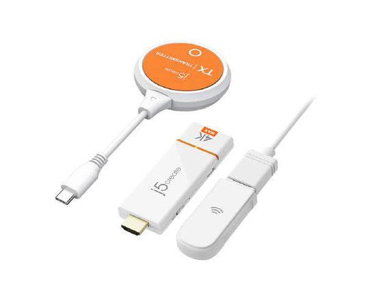 J5create JVAW62T76MAX ScreenCast USB-C Wireless Display Extender Max for iOS / Android / macOS / iPadOS / Windows/ Chrome OS Compatible