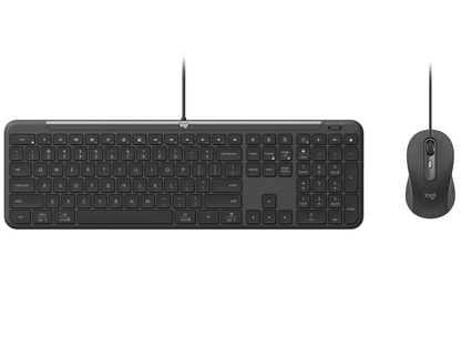 Logitech MK620 Slim Wired Combo MK620 for Business - Multi-OS keyboard and
