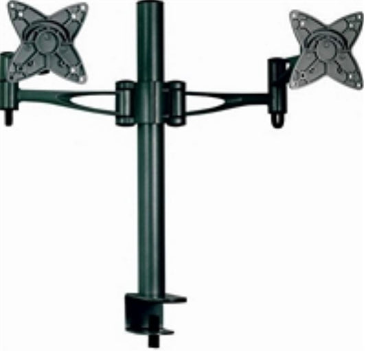Astrotek Dual Monitor Arm Desk Mount Height Adjustable Stand for 2x LCD Display 23.8' 24' 27' 31.5' 32' 8kg 30Â° Tilt 180Â° Swivel 360Â° Pivot VESA