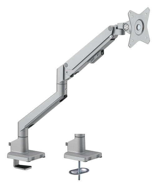 Brateck Single Monitor Thin Gas Spring Monitor Arm Fit Most 17'-32' Monitors