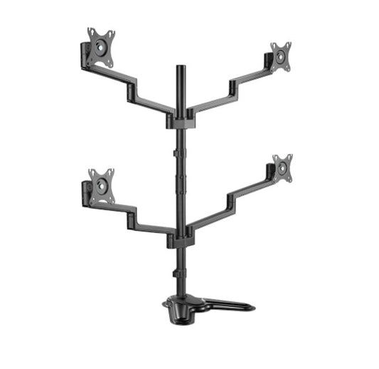 Brateck LDT72-T048 PREMIUM ALUMINUM ARTICULATING MONITOR STAND, from 17'-32', weight capacity 6kg, 180Â° Rotation (LS)
