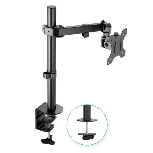 mbeatÂ® activiva ErgoLife Single Monitor Screen Double Joint Monitor Arm Fit Screen Screen:13''- 32'' Detachable VESA Net Weight3kg