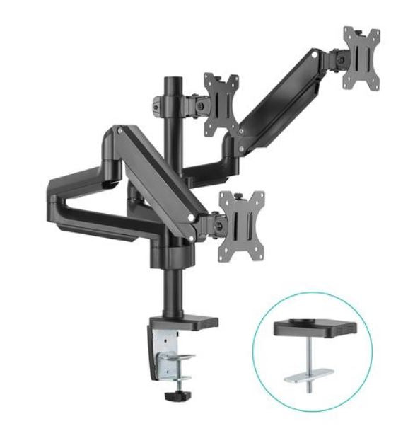 (LS) mbeat® activiva ErgoLife Triple Monitor Screen Gas Spring Monitor Arm