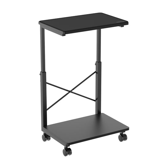 mbeatÂ® activiva Height Adjustable PC & Printer Storage Stand Black Adjustable Shelf Height: 55/60/65/79/75/80/85cm Package Weight: 8.10kg