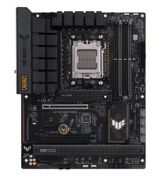 ASUS AMD B650 TUF GAMING B650-PLUS WIFI (AM5) ATX Motherboard, DDR5 Up To 128GB, 1 x PCIe 4.0 x16, 3 x M.2, 4x SATA,Wi-Fi 6,Realtek 2.5Gb Ethernet
