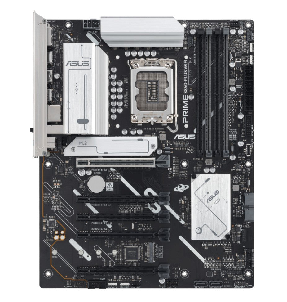 ASUS PRIME B860-PLUS WIFI-CSM ATX Motherboard, 2x M.2 slots, 4x SATA, WiFi 6E