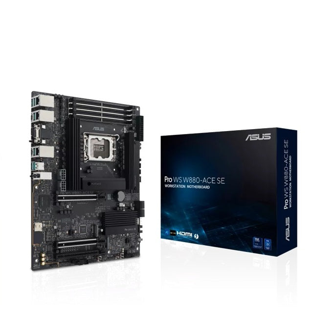 ASUS Pro WS W880-ACE SE, Intel W880 ATX, LGA1851, DDR5 256GB ECC, PCIe 5.0, 4x