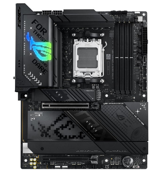 ASUS AMD ROG STRIX X870-F GAMING WIFI (AM5) ATX Motherboard, DDR5 192GB, 1x PCIe 5.0 x16 slot, 4 x M.2 slots, 2x SATA, Wi-Fi 7, 1 x HDMI, 1 x DP2