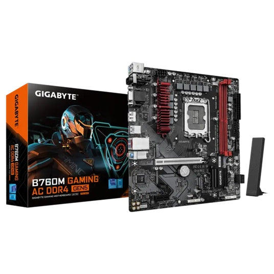 Gigabyte B760M GAMING AC DDR4 GEN5, Intel B760, LGA1700 12th–14th Gen, DDR4