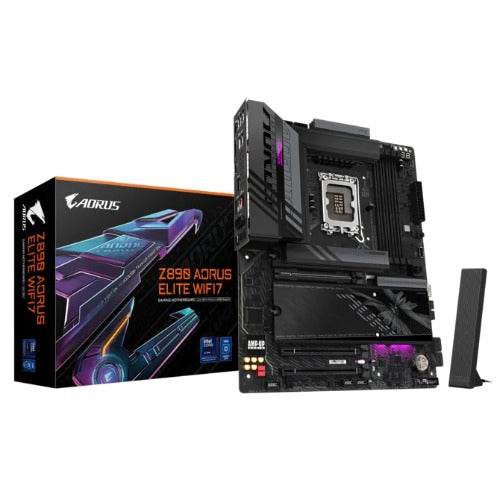 Gigabyte Z890 AORUSELITE WF7 P MB Intel LGA 1851 ATX Motherboard, 4x DDR5