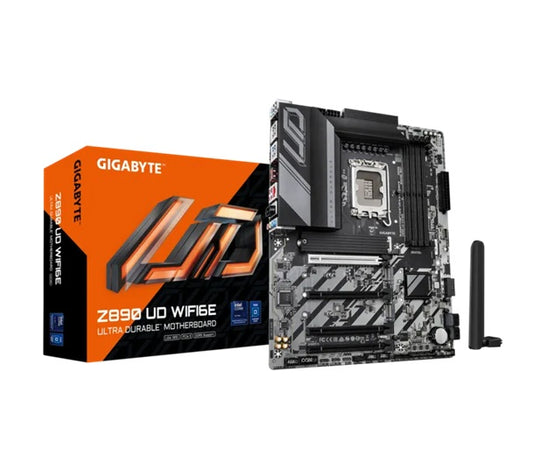 Gigabyte Z890 UD WIFI6E Intel LGA 1851 ATX Motherboard, 4x DDR5 ~256GB, 4x
