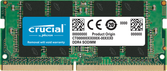 Crucial 8GB (1x8GB) DDR4 SODIMM 3200MHz CL22 1.2V UnRanked Notebook Laptop Memory RAM ~CT8G4SFS832A