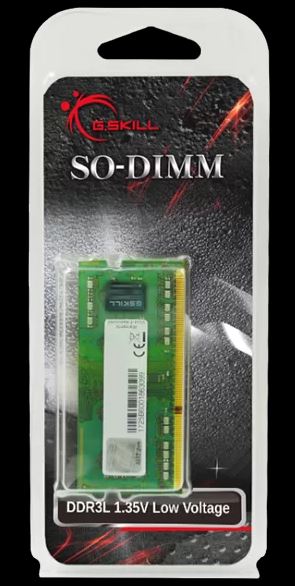 G.SKILL F3-1600C11S-8GSL GB (1 x 8GB)/ PC3-12800 / DDR3 1600 MT/s/ Timings