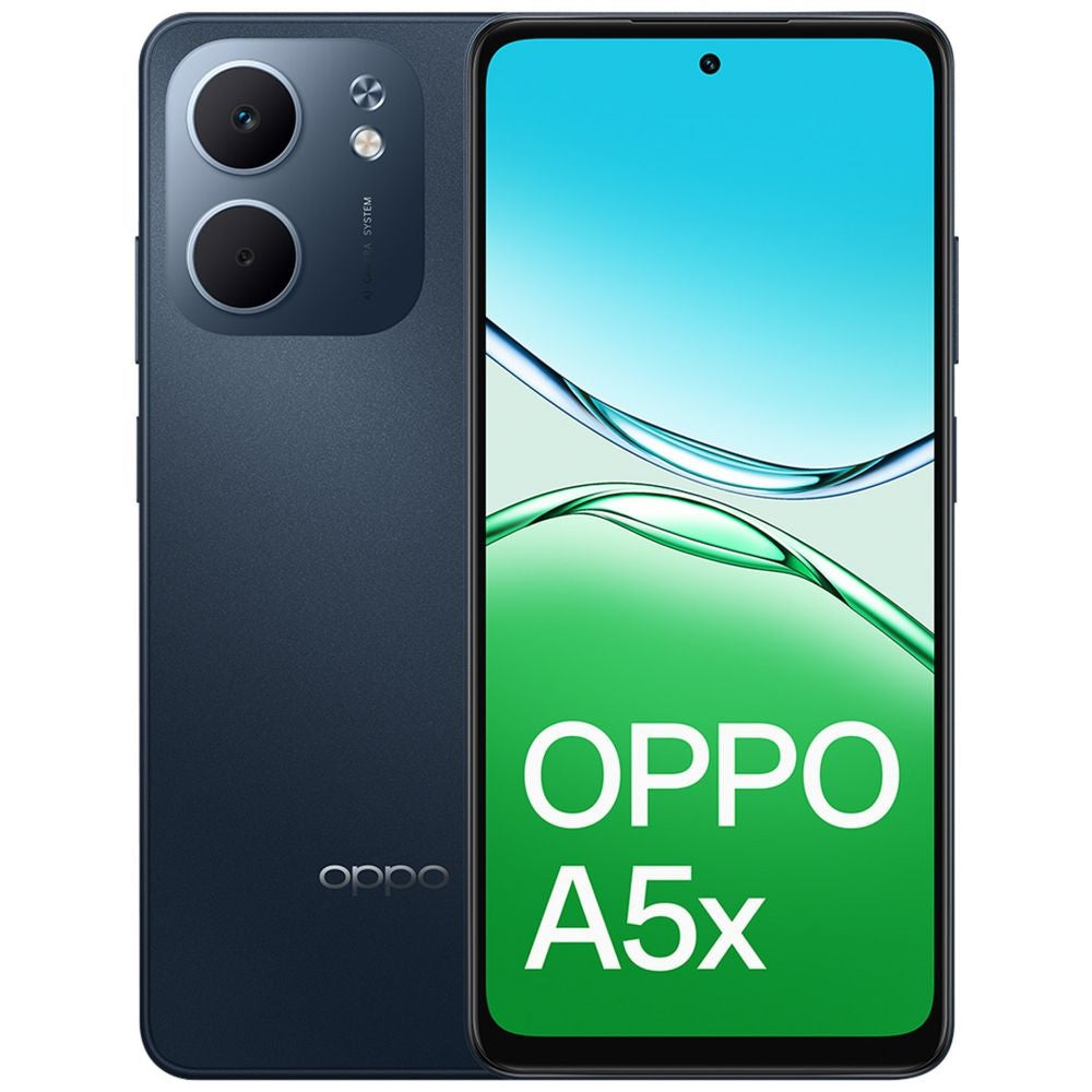 OPPO A5x 4G 128GB - Midnight Blue (CPH2725AU BLUE)*AU STOCK*, 6.67', HD+, 60Hz, 4GB/128GB, 32MP/5MP, Dual SIM, 6000mAh, 2 Years Warranty