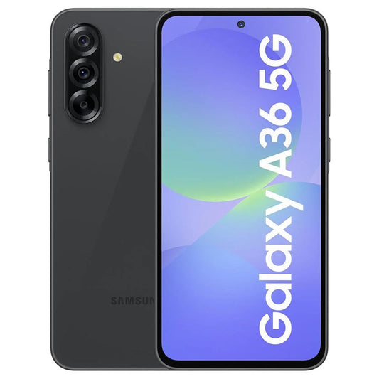 Samsung Galaxy A36 5G 128GB EE - Awesome Black *AU STOCK*, 6.7' , Full HD+, 120Hz, 6GB/128GB, 50MP/12MP, Single+ eSIM, 5000mAh, 3 Years Warranty