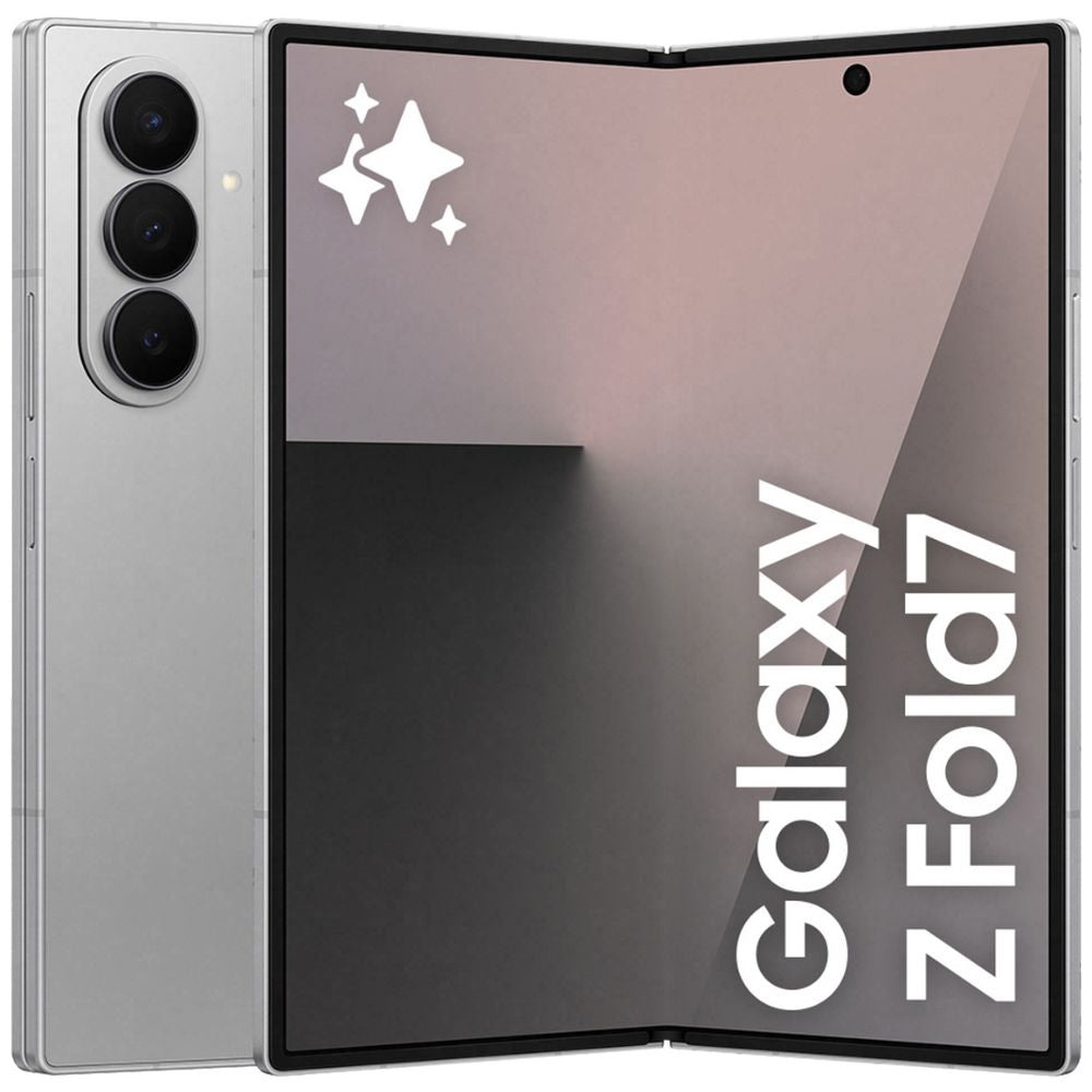 Samsung Galaxy Z Fold7 5G 512GB - Silver Shadow *AU STOCK*, 8.0', QXGA+, 120Hz, 12GB/512GB, 200MP/10MP, Single+ eSIM, 4400mAh, 2 Years Warranty