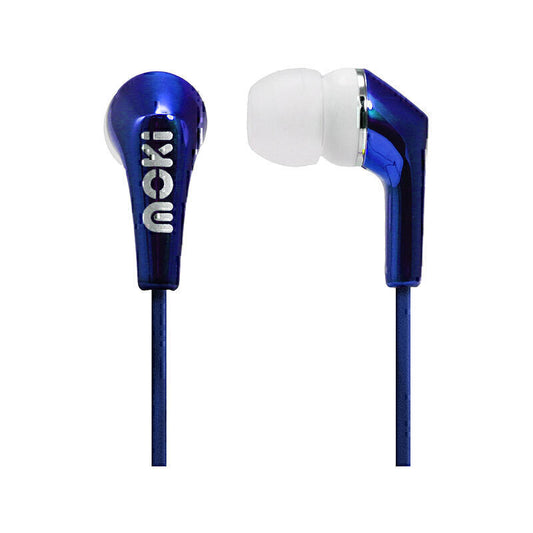 Moki Metallics Earphone Blue