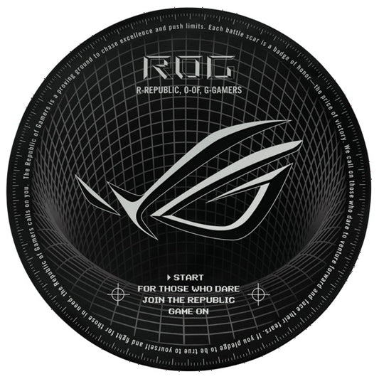 ASUS ROG Cosmic Mat II, floor mat, black, 87% rubber, 13% polyester, 117 cm