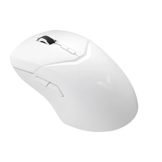 RAPOO VT9PRO Wireless / Wired.Rechargeable lightweight 68g, Customizable buttons, Wireles 1ms, ,  4K 0.25ms w/ Optional V2M Receiver. Mouse -White (LS