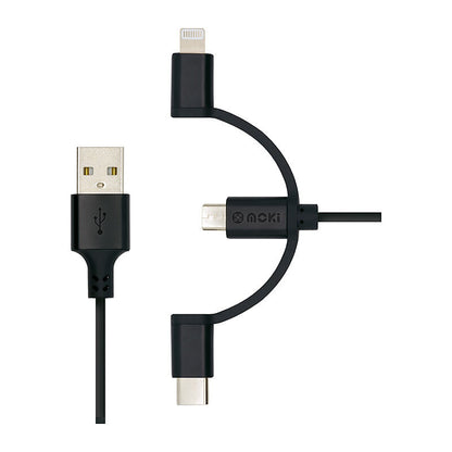 Moki International Moki 3 in 1 Charge Cable