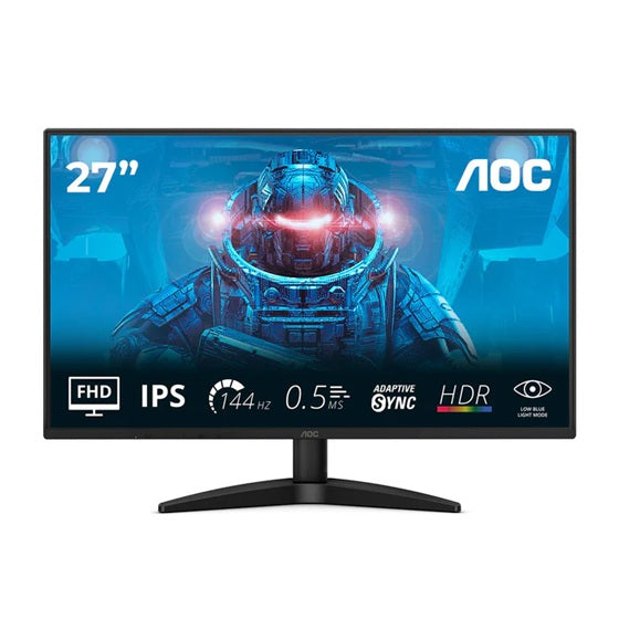AOC 27B36X, 27″ IPS, 1920×1080@144Hz, 0.5ms MPRT, 300 nits, 1500:1, sRGB 121%