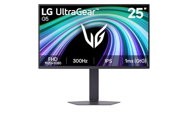 LG UltraGear 25' IPS Full HD 300Hz Monitor, 1920×1080, IPS, 300Hz, 1ms GtG