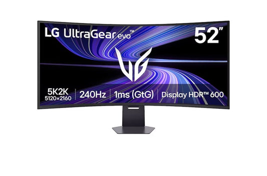 LG 52' UltraGear evo G9 5K2K 240Hz Gaming Monitor, 5120×2160, VA, 240Hz, 1ms
