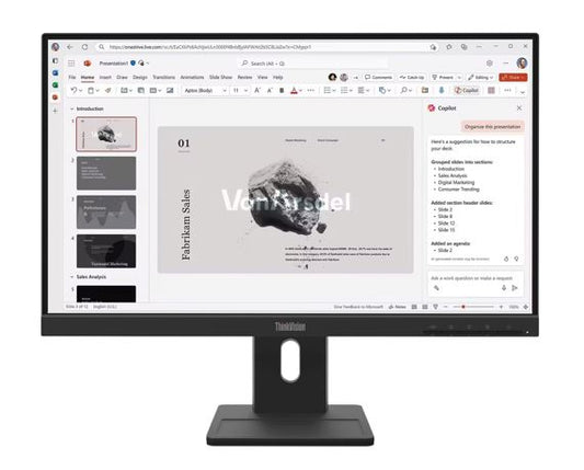 LENOVO ThinkVision E22-40 21.5-22' FHD IPS Monitor 1920x1080 100Hz 16:9