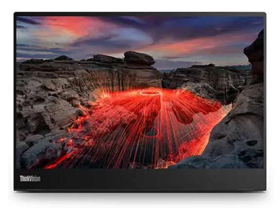 LENOVO ThinkVision M14-2 14' TOUCH 2K 2240x1400 Portable Monitor 60Hz 6ms Tilt