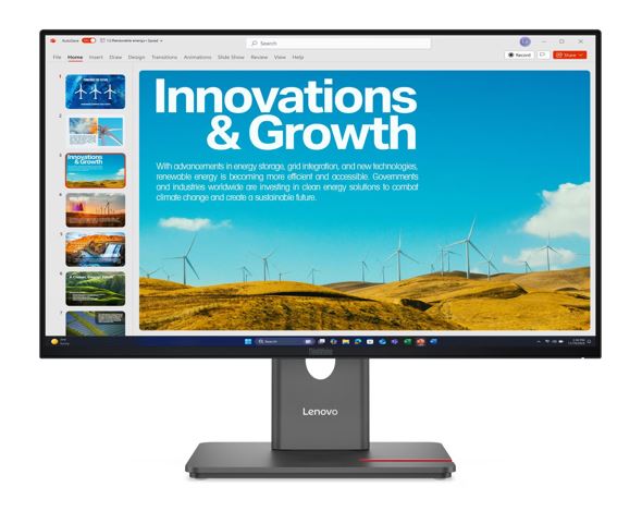 LENOVO ThinkVision P24qd-40 23.8'/24' QHD IPS Monitor 2K 2560x1440 16:9 Height