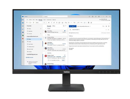 LENOVO ThinkVision S24-4E 23.8'/24' FHD IPS Monitor 1920x1080 16:9 4ms 100Hz