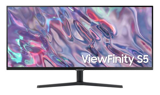 Samsung 34' ViewFinity S50GC UWQHD Ultra-Wide 3000:1 100Hz 3440x1440 21:9 5ms 250 cd/㎡ HDR10 VA DP 2xHDMI Headphone Tilt Adjustable VESA Black 3Y WTY