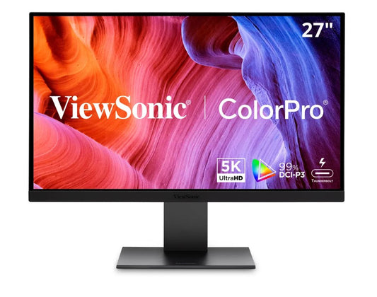 ViewSonic VP2788-5K - 27' ColorPro 5K 218PPI Mac / PC Monitor, 100W Thunderbolt